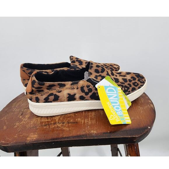 New NWT Baretraps Yadier Leopard Print Comfort Casual Shoes Size 7.5 7 1/2 - Picture 2 of 7